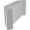 Ekena Millwork 5-in. W x 8-in. D x 8-in. H Burlington Architectural Grade PVC Knee Brace BRCP05X08X08BUR - alternate 4